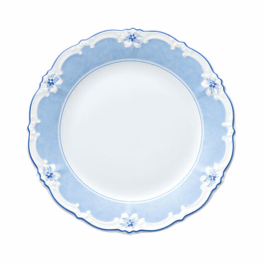 Hutschenreuther Baronesse Frühstücksteller mit Fahne, Estelle Blue, Porzellan, 20 cm, 10020