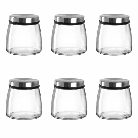 montana: :content tin, set of 6, storage tin, storage jar, storage, storage container, glass, 700 ml, 089484