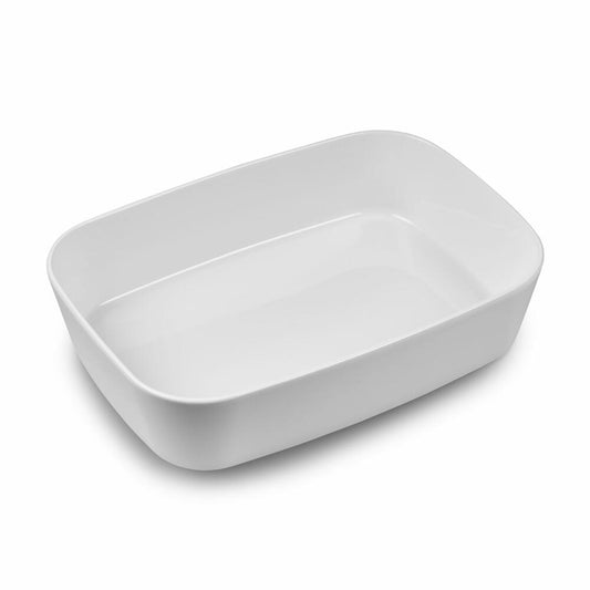 Rosti casserole dish Modula, oven dish, porcelain, white, 35 x 25 x 8 cm, 864610