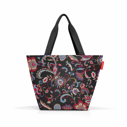 reisenthel shopper M, Einkaufstasche, Tragetasche, Paisley Black, 15 L, ZS7064