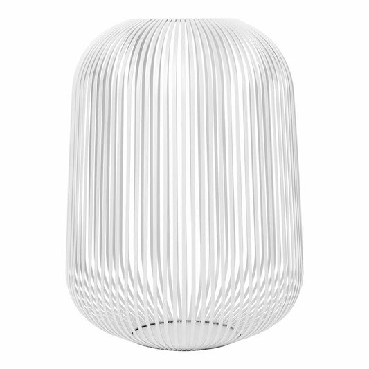 Blomus Laterne Lito L, Indoor Windlicht, Kerzenhalter, Stahl pulverbeschichtet, White, 45 cm, 66205