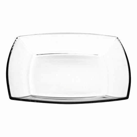 montana: :carré plate, dessert plate, cake plate, small glass plate, glass, Ø 19 cm, 085112