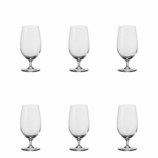 Leonardo Ciao+ beer glass set of 6, pilsner glass, beer glass, beer tulip, extremely shockproof, 390 ml, 19838