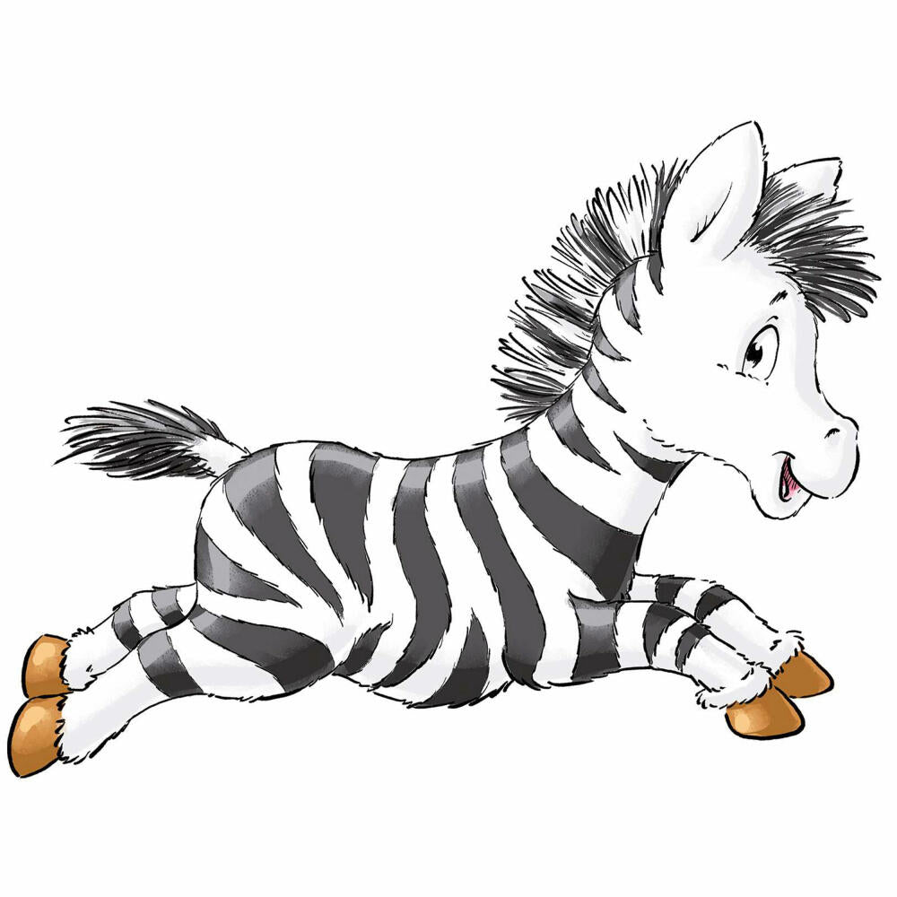 Ritzenhoff & Breker Kinderset Happy Zoo - Zebra Zoe, 3-tlg., Geschirr, Porzellan, Bunt, 413229