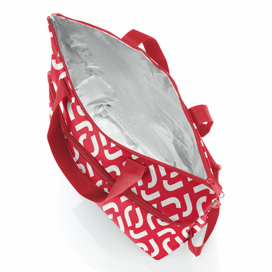 reisenthel cooler-backpack, Thermo-Tragetasche, Thermotasche, Kühltasche, Rucksack, Isolierte Tasche, Polyestergewebe, Signature Red, 18 L, LJ3070
