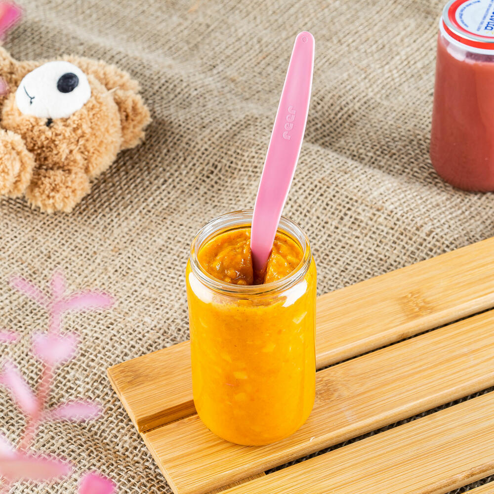 reer BabySpoon feeding spoon, set of 5, baby spoon, baby spoon, with long handle, 23022