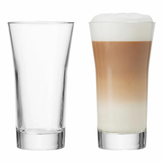 montana: :zip Trinkglas, Latte Macchiato Becher, Tasse, Wasserglas, Glastasse, Glas, 200 ml, 042415