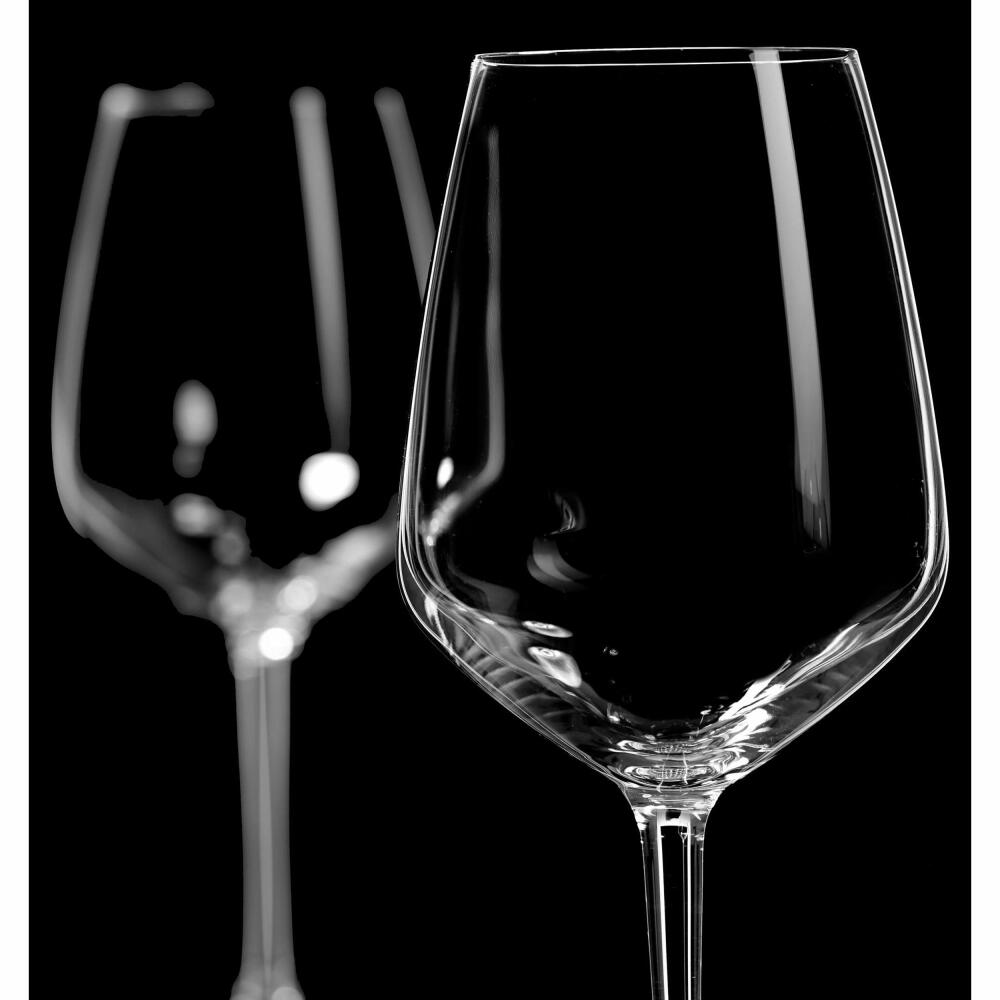 Ritzenhoff & Breker Rotweinglas Mambo 4er Set, Weingläser, Kristallglas, Klar, 400 ml, 813234