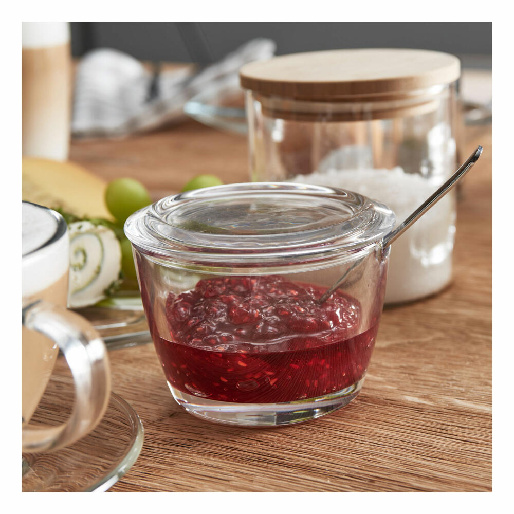 montana: :brunch jelly jar, set of 6, storage jar, storage glass, jam jar, jam jar, glass, Ø 10.5 cm, 057211