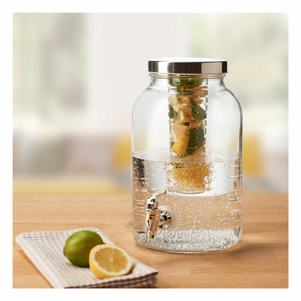 montana: :cool drinks dispenser, with tap, drinks dispenser, water dispenser, juice dispenser, glass, 3.6 L, 050777