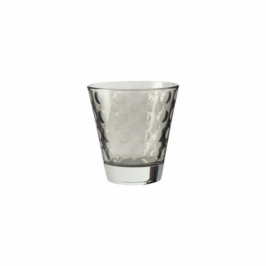 Leonardo Optic Whiskeybecher 6er Set, Whiskey, Whisky Glas, Tumbler, Glas, Basalto, 140 ml, 17993
