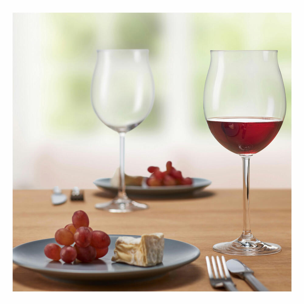 montana: :pure Burgundy glass, set of 6, Burgundy goblet, wine glass, wine goblet, red wine glass, glass, 190 ml, 042388