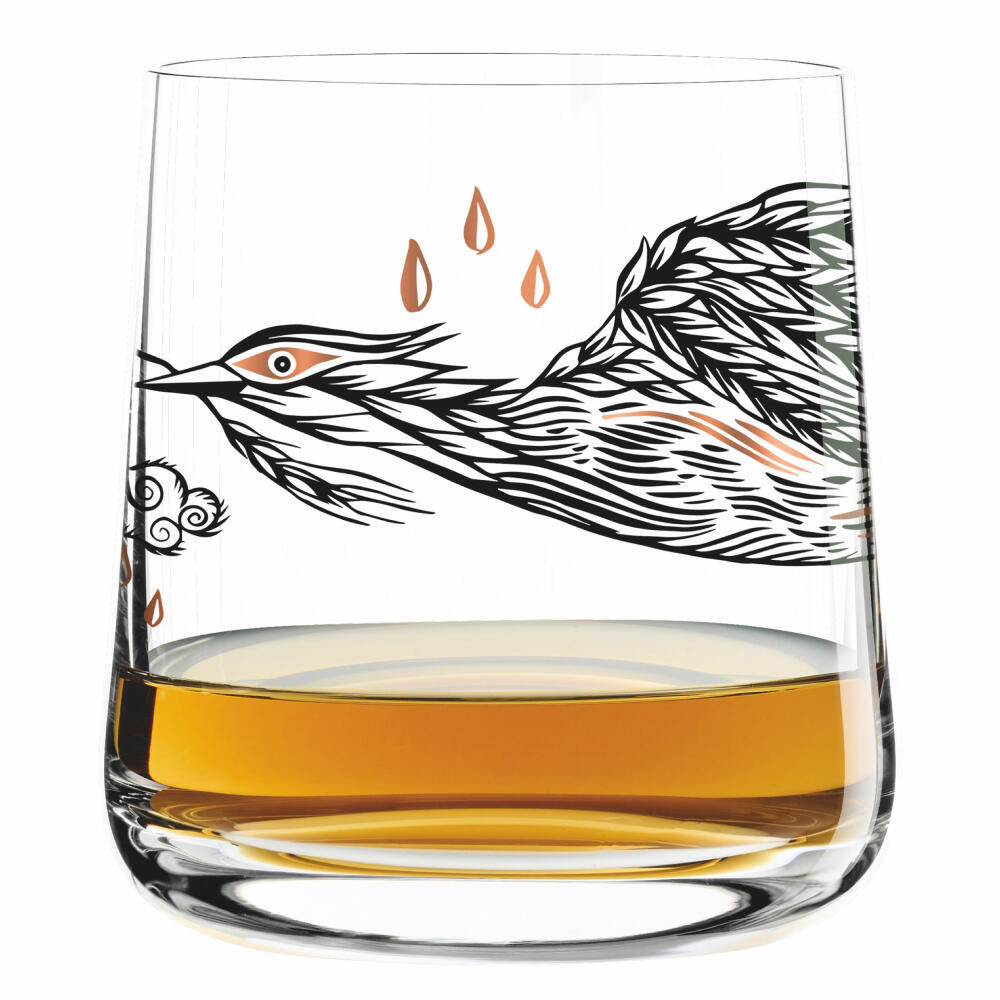 Ritzenhoff Next Whisky Tumbler, set of 2 with cleaning cloth, No. 4, 25 years, Olaf Hajek, Vasco Mourão, glass, 250 ml