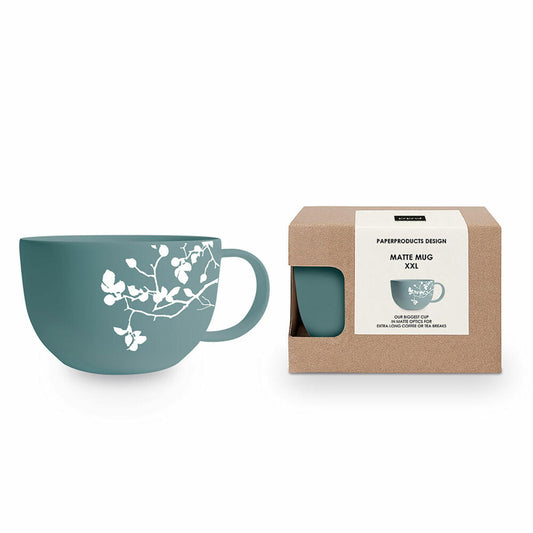 PPD Pure Branch eucalyptus Matte Mug XXL, Tasse, Kaffeetasse, Becher, New Bone China, 550 ml, 162702350