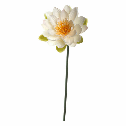 Leonardo Fiore water lily, set of 12, artificial flower, flower branch, blossom branch, decorative branch, flower branch, decoration, 75 cm, 031696