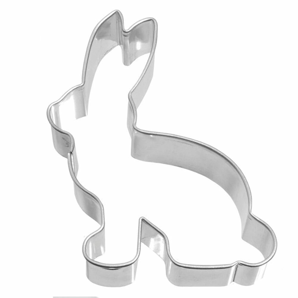 Birkmann Cookie Cutter Sitting Rabbit, Cookie Cutter, Cookie Mold, Biscuit, Stainless Steel, 7 cm, 191617