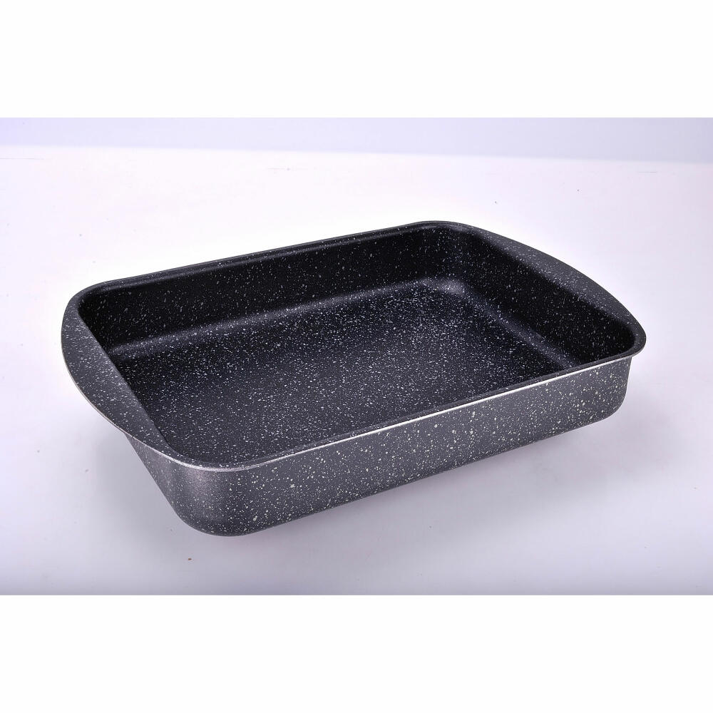 Moneta Etnea roaster, casserole dish, lasagne dish, roasting dish, aluminum, 35 x 25 cm, 0008655935