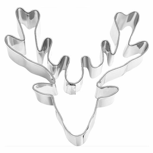 Birkmann cookie cutter deer antler, cookie cutter, cookie mold, biscuit, cookies, stainless steel, 8.5 cm, 191020