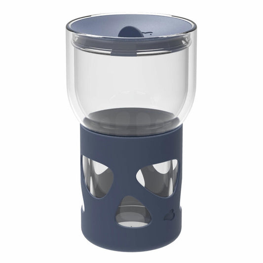 Leonardo To go mug IN GIRO, coffee mug, insulated mug, material mix, blue, 350 ml, 029219