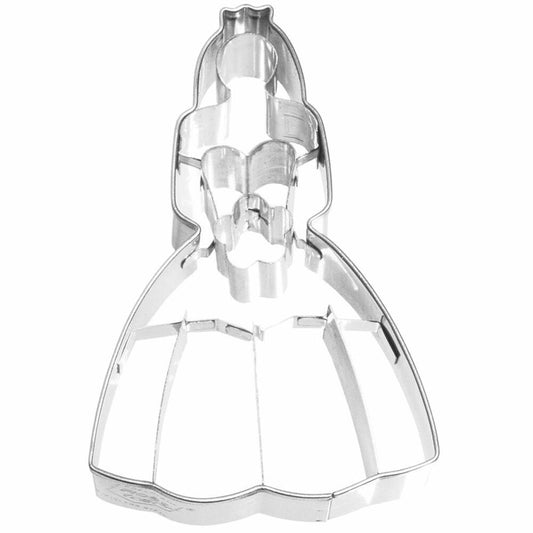 Birkmann cookie cutter bride, cookie cutter, cookie shape, biscuit, biscuits, stainless steel, 9 cm, 190665