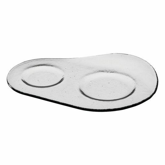 Leonardo Duo Basalto coasters, set of 6, glass coasters, cup coasters, saucer, underplate, glass, 029636