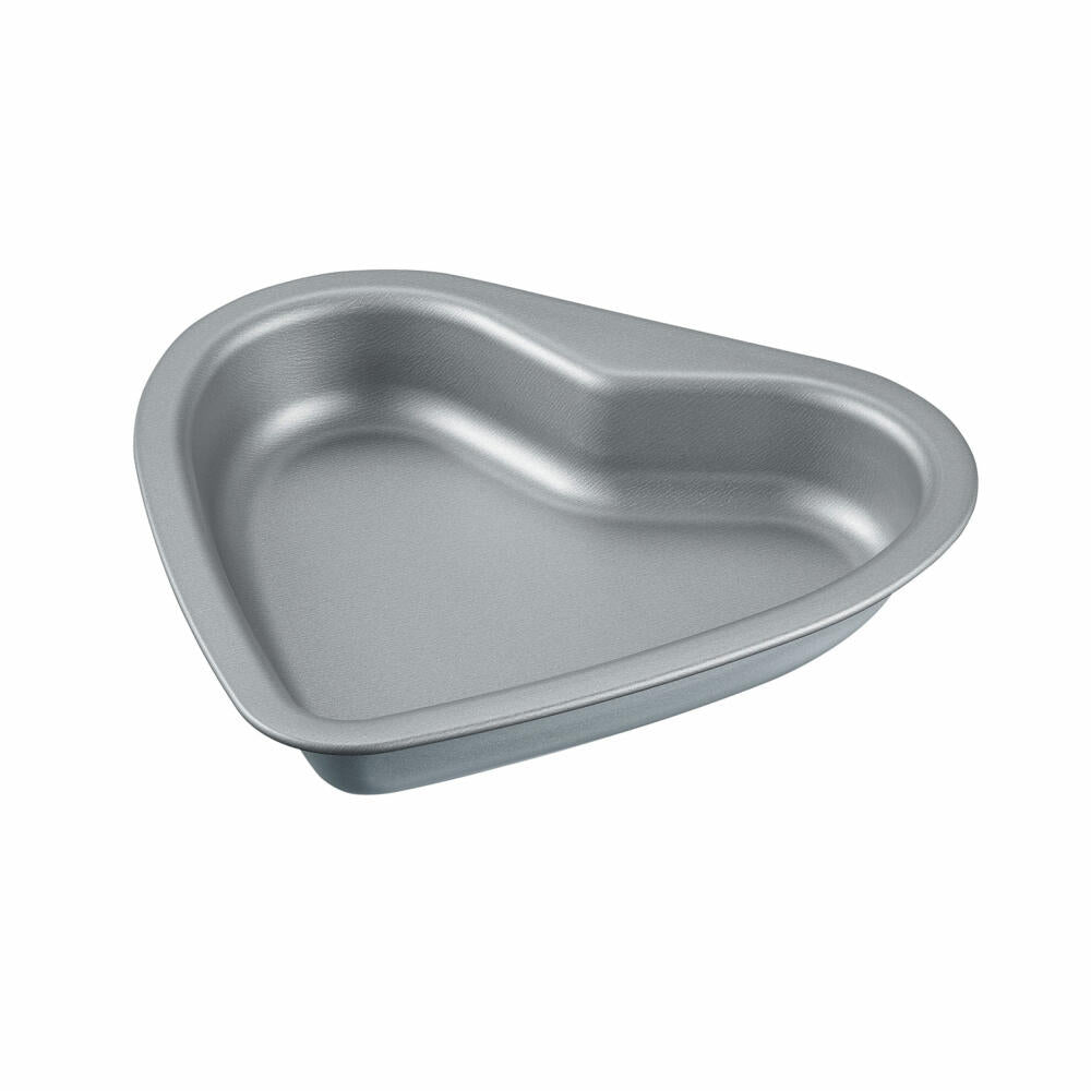 Berndes b.green Alu Recycled Oven Heart Shape, Baking Pan, Aluminium, Grey, 24 cm, 0009120424