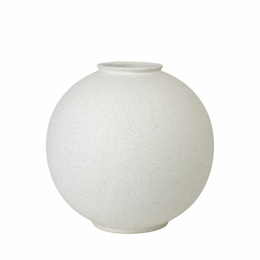 blomus RUDEA Vase, Blumenvase, Dekovase, Keramikvase, Keramik, Lily White, H 24 cm, 65726