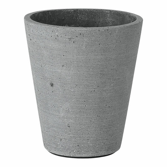 Blomus COLUNA Pflanzgefäß, Pflanztopf, Blumentopf, Polystone, dunkelgrau, 12 cm, 65728