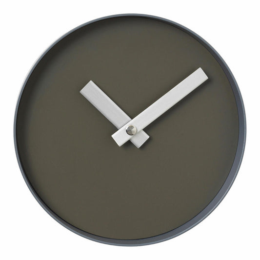 Blomus RIM Wanduhr, Uhr, Stahl, Edelstahl matt, Kunststoff, Tarmac, Steel Gray, 20 cm, 65909