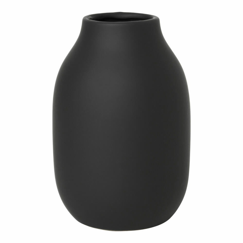 Blomus COLORA Vase, Dekovase, Blumenvase, Topf, Porzellan, Peat, 15 cm, 65902