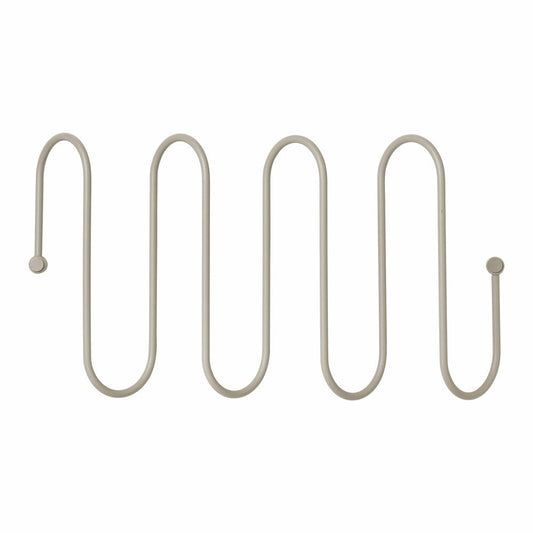 Blomus CURL Garderobenleiste, Hakenleiste, Garderobe, Stahl pulverbeschichtet, Ashes of Roses Pantone, 47 cm, 65915