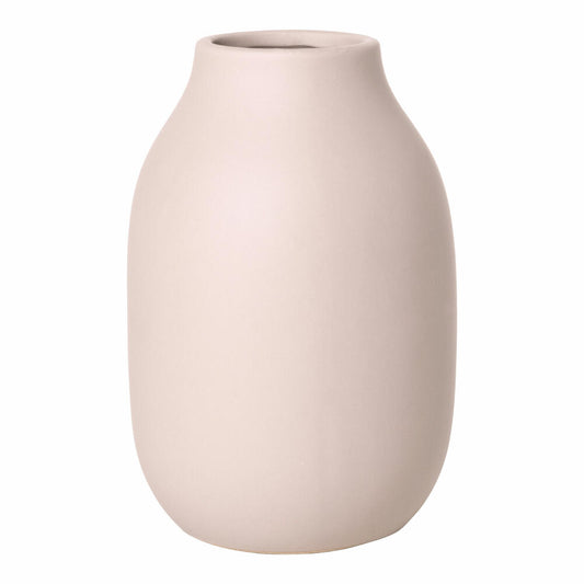 Blomus COLORA Vase, Dekovase, Blumenvase, Porzellan, Rose Dust, 15 cm, 65903
