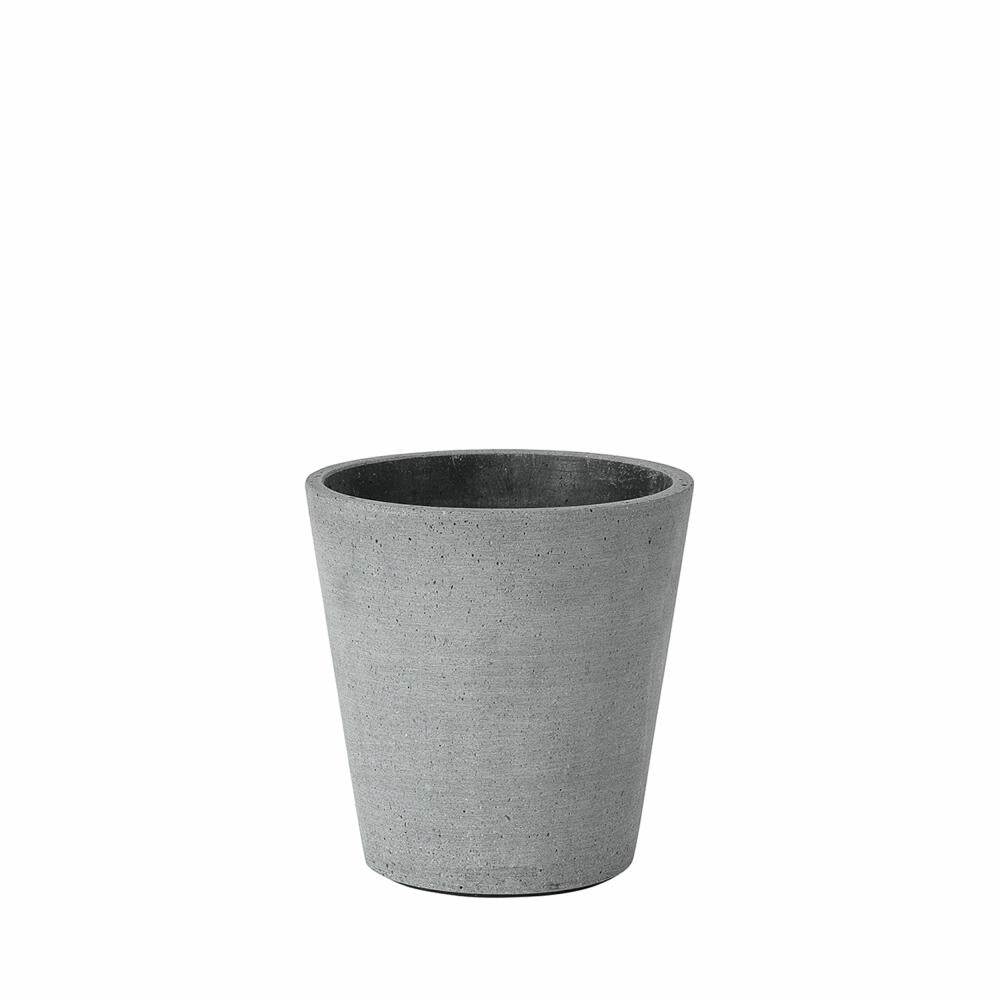 blomus COLUNA planter, dark gray, polystone, H 14.5 cm, Ø 14 cm, 65729