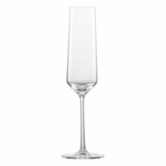 Zwiesel Glas Sektglas Pure mit Moussierpunkt 2er Set, Sekt Glas, 209 ml, 122316