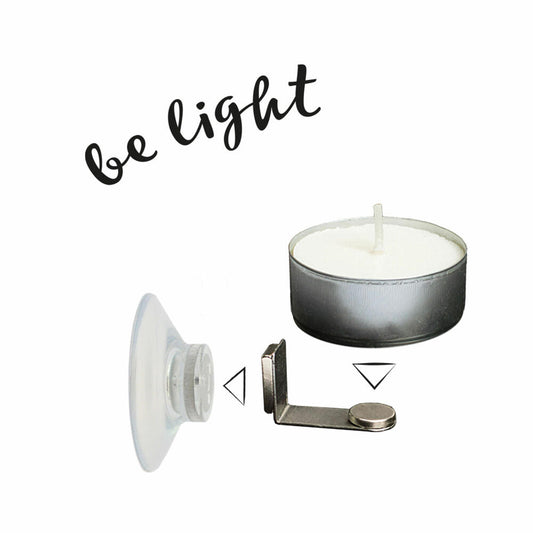 Take2 Be Light Schwebende Kerze, 2er Set, Kerzenhalter, Kerzen Halter, Teelichthalter, Teelicht, Magnetisch, 20181