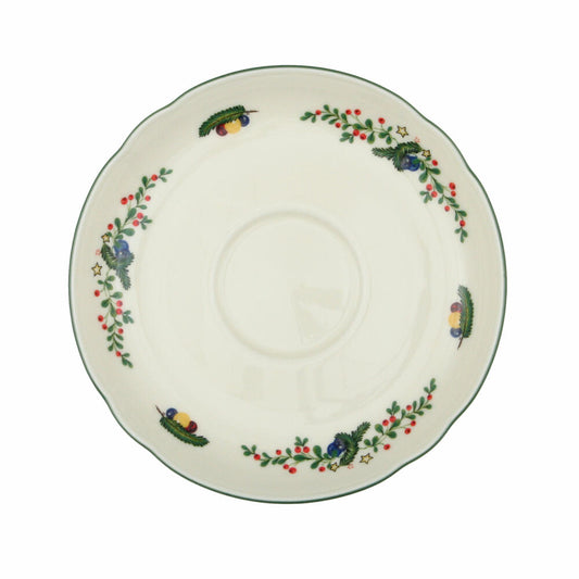 Seltmann Weiden Marie-Luise Kombi-Untertasse, Unterteller, Porzellan, Weihnachten, Ø 14.8 cm, 001.299604