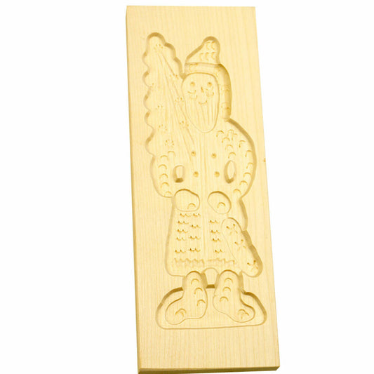 Städter Spekulatius-Model Weihnachtsmann, Holz-Prägeform, Plätzchenform, Spekulatiusform, Holz, 9 x 25 cm, 844018