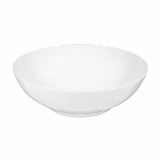 Seltmann Weiden Lido Schüssel Rund, Servierschale, Schale, Porzellan, Weiß, Ø 23.2 cm, 001.199604