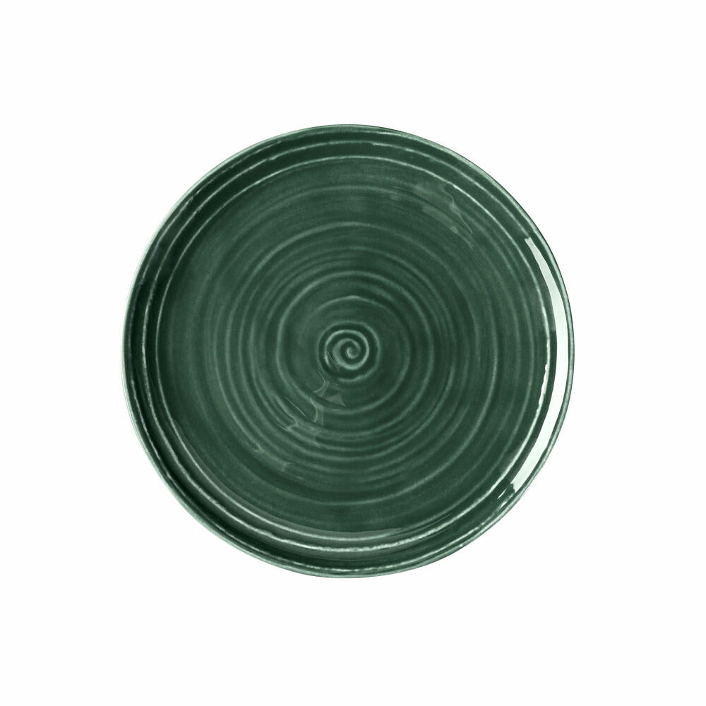 Seltmann Weiden Terra bread plate, cake plate, plate, porcelain, moss green, Ø 17.7 cm, 001.766264