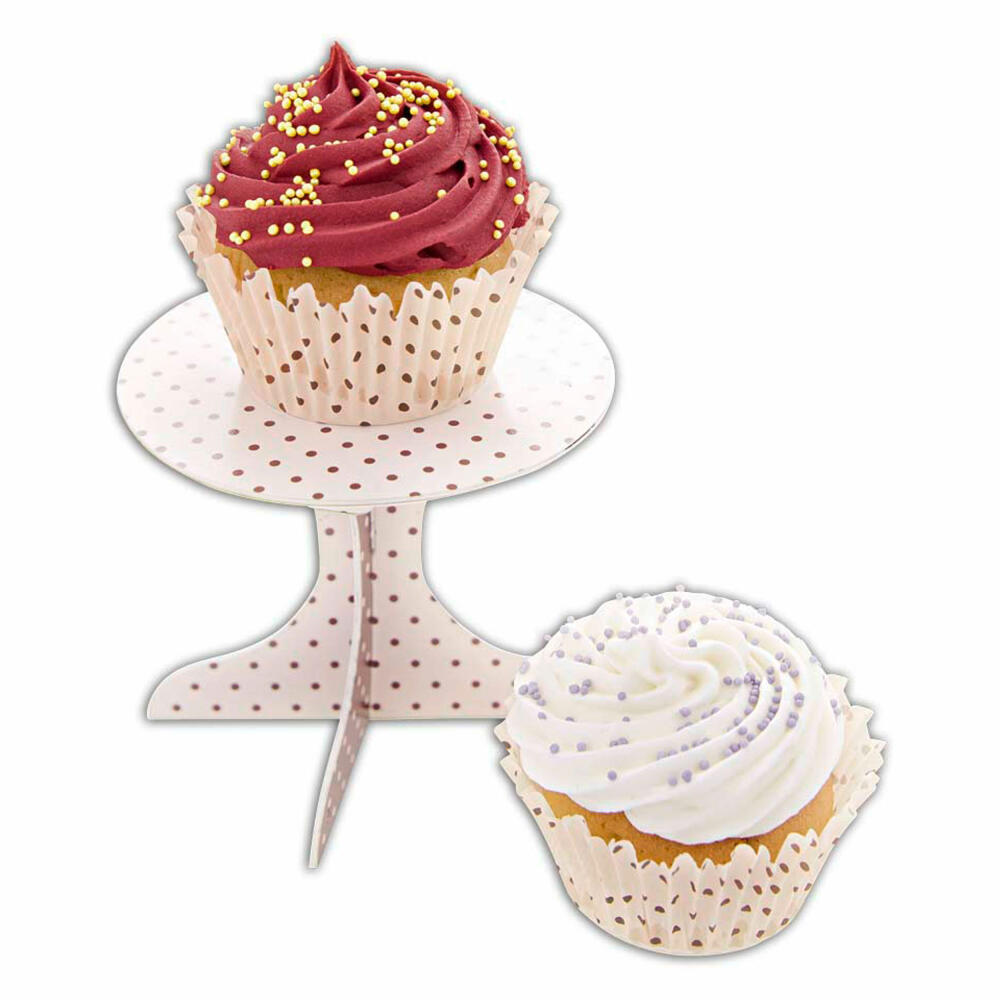 Städter Cupcake-Deko Swing, 36-tlg., Mini Etagere, Backfömchen, Geburtstag, Party, Papier, 336148