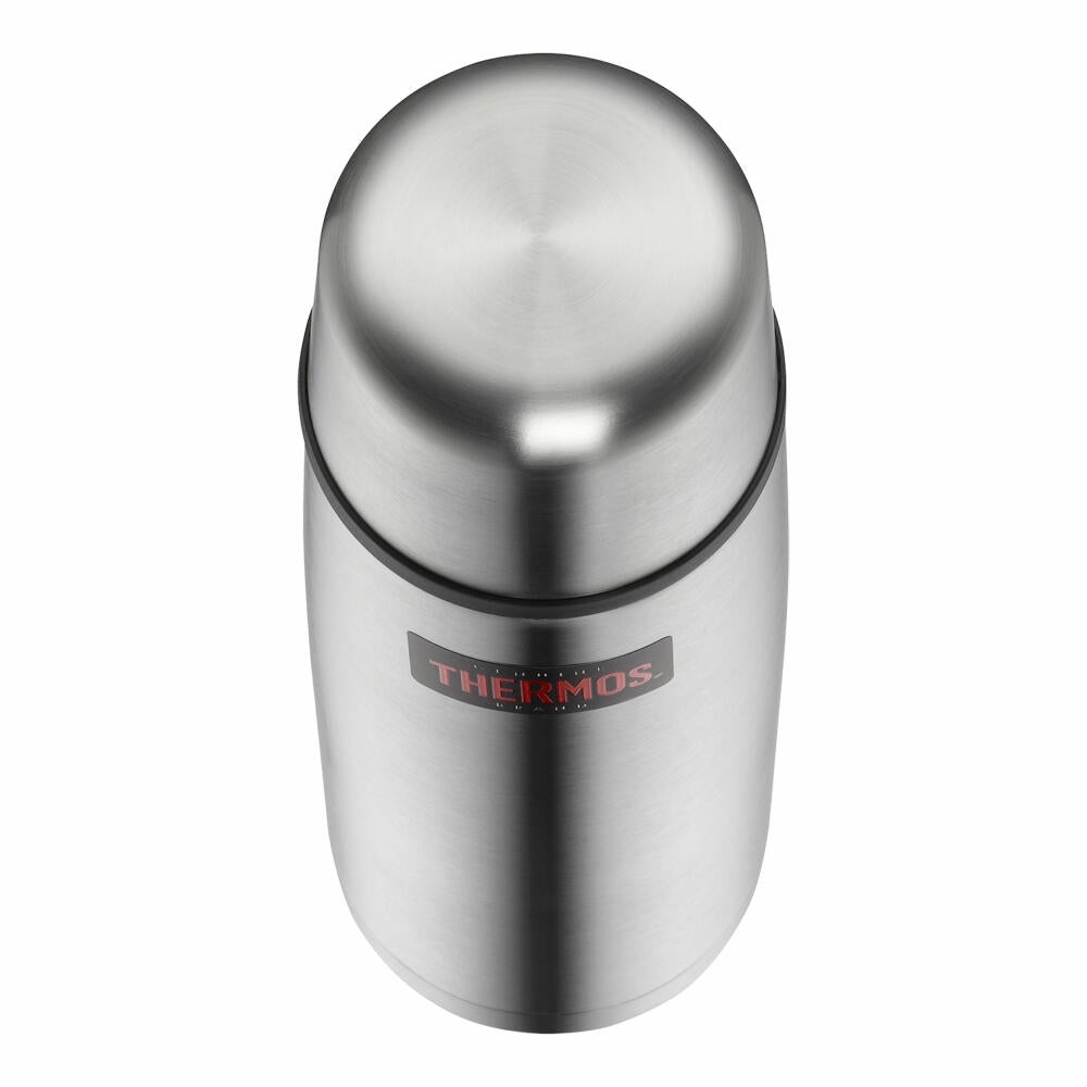 Thermos Isolierflasche Light & Compact, Isoflasche, Thermoflasche, Flasche, Edelstahl, Steel Matt, 1 L, 4019.205.100