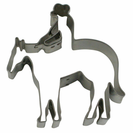 Städter cookie cutter rider with horse / cowboy, cookie cutter, cookie mold, biscuit, cookies, stainless steel, 8 cm, 197008