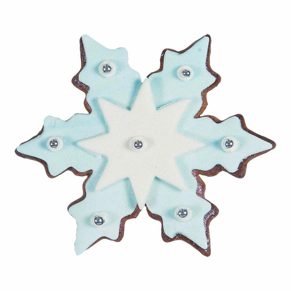 Städter ice crystal cookie cutter, cookie cutter, cookie mold, biscuit, cookies, stainless steel, 8 cm, 175112