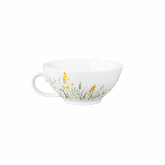 Seltmann Weiden Liberty Teeobertasse Klein, Teetasse, Tee Tasse, Porzellan, Meadow Grasses Green, 140 ml, 001.768776
