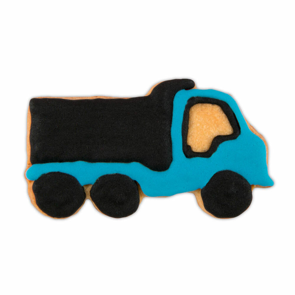 Städter embossed cookie cutter truck / lorry, cookie cutter, cookie shape, biscuit, cookies, stainless steel, 8 cm, 199613