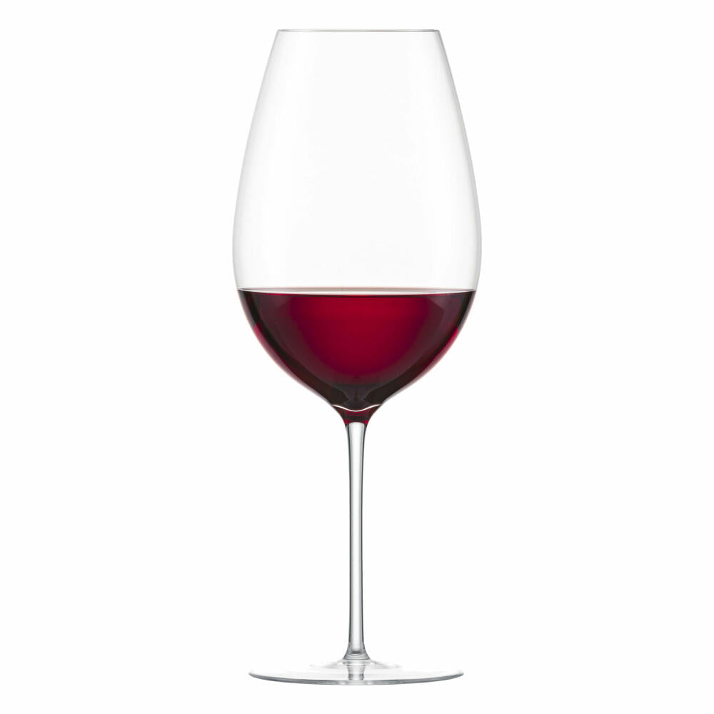 Zwiesel Glas Handmade Rotweinglas Enoteca Bordeaux 2er Set, Wein Glas, 1 L, 122089