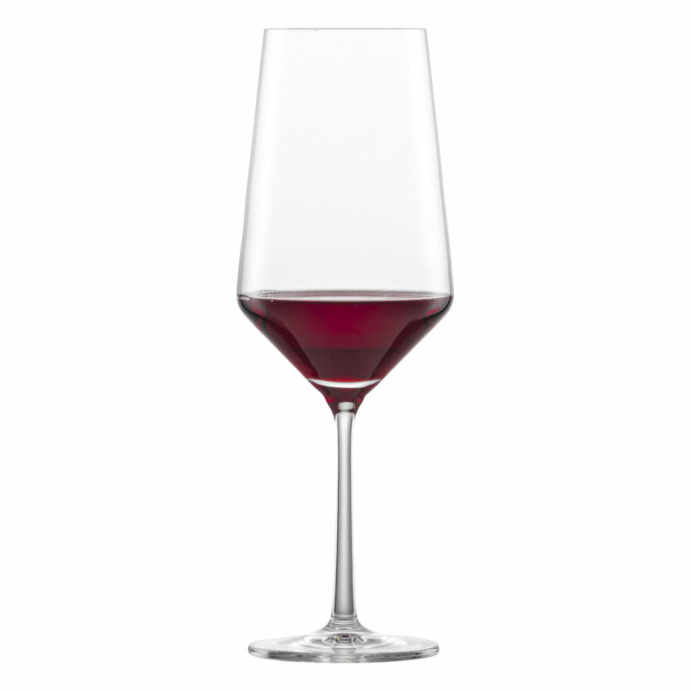 Zwiesel Glas Rotweinglas Pure Bordeaux 2er Set, Bordeauxglas, Wein Glas, 680 ml, 122321