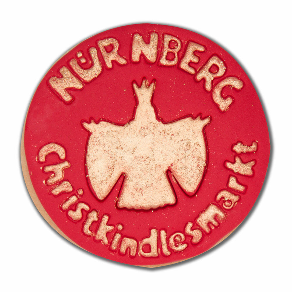 Städter Präge-Ausstecher Nürnberg Christkindlesmarkt, Ausstechform, Plätzchenform, Keks, Plätzchen, Edelstahl, Ø 10 cm, 216440