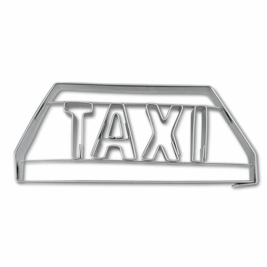 Städter Präge-Ausstecher Taxi, Ausstechform, Plätzchenform, Keks, Plätzchen, Edelstahl, 7.5 cm, 048133