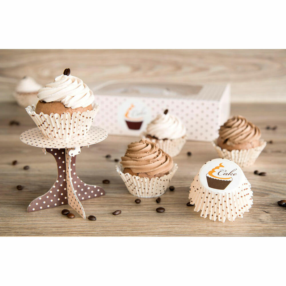 Städter Cupcake-Deko Swing, 36-tlg., Mini Etagere, Backfömchen, Geburtstag, Party, Papier, 336148